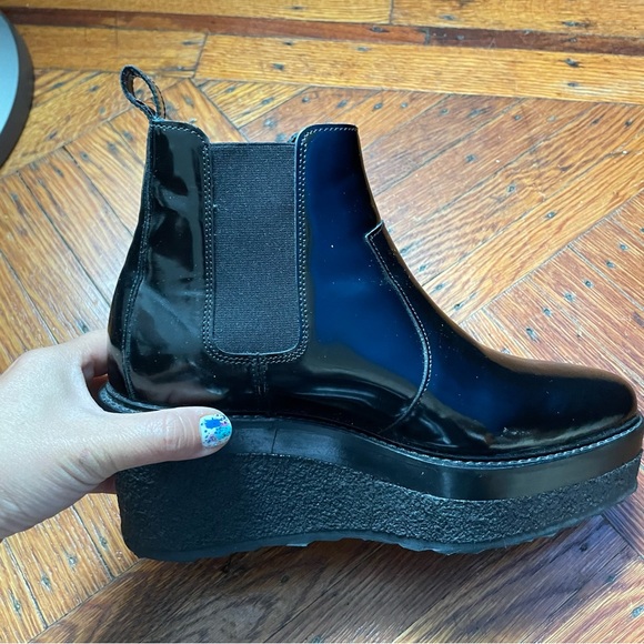 Pierre Hardy leather platform chelsea boots - Picture 7 of 11